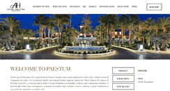 Desktop Screenshot of hotelaristonpaestum.com